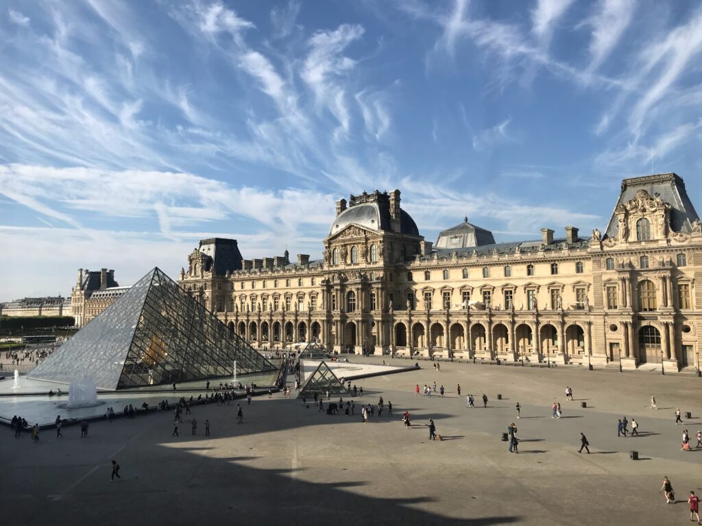 This is an image of the Louvre Palace in France.