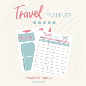 travel planner with itinerary planning